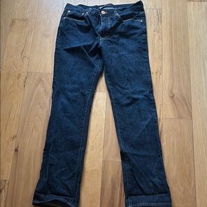 3x1 jeans size 30. Dark blue rigid denim.